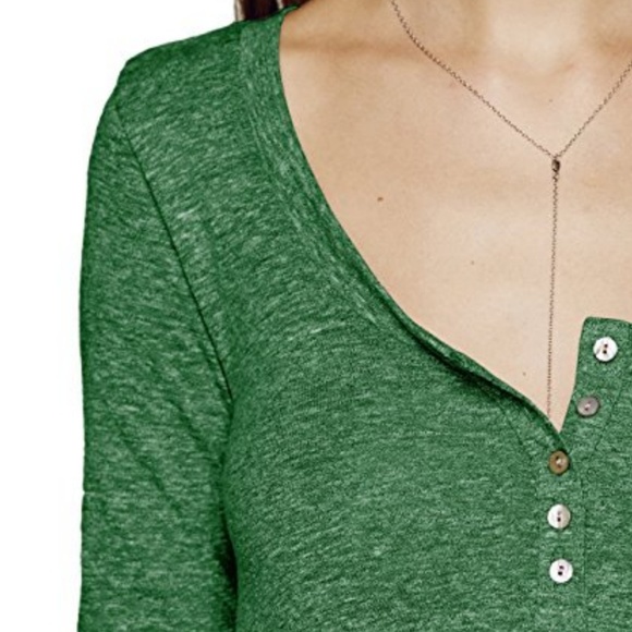 boho henley dress / tunic top - Picture 4 of 6